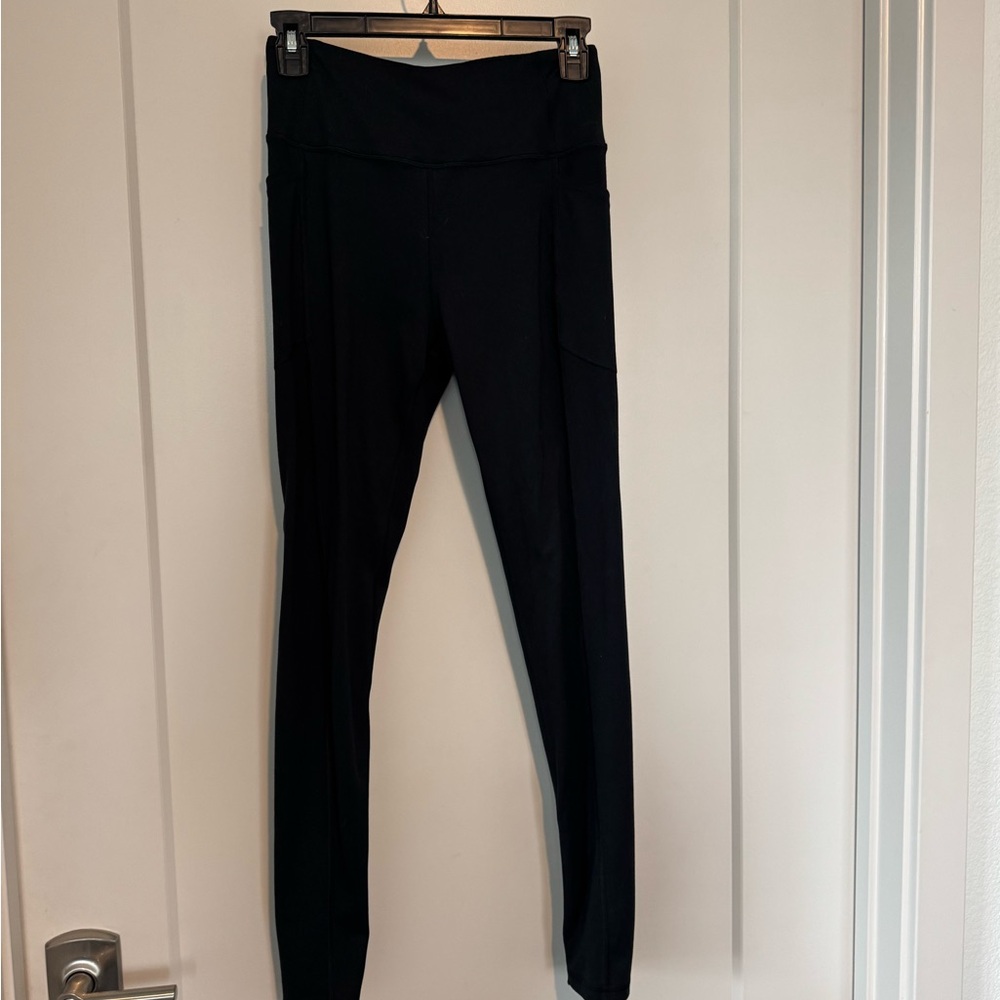 Victoria's Secret Black High-Waisted Leggings with pockets